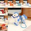 Chinese Zodiac Horse Plush Toy Animal Cartoon Soft Decor For Celebration Events