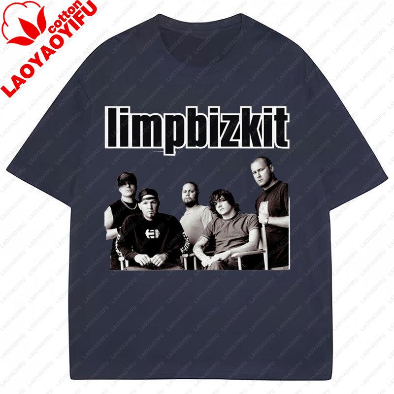 Playera Limp Bizkit Metal Classic Tour Band Music Albums Retro Vintage Rock Rap Graphic T Shirts New In Tops Tees Unisexs Tees