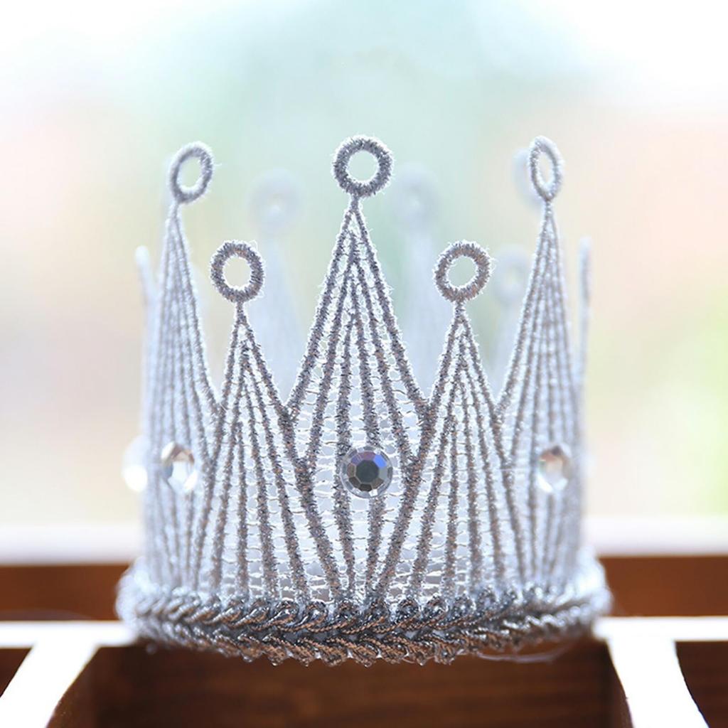 [TOKYO ART] Newborn Baby Crown Birthday Tapestry Set Birthday Decoration Hair Accessory Tiara Crown Costume Monthly Photo Kids Birthday First