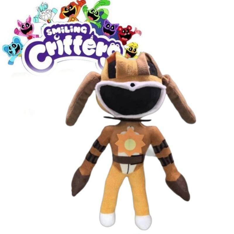 Smiling Critters Terrifying Smiling Animal Plush Toy Poppy For Kids Pp Cotton Short Plush Stuffed Animal Doll
