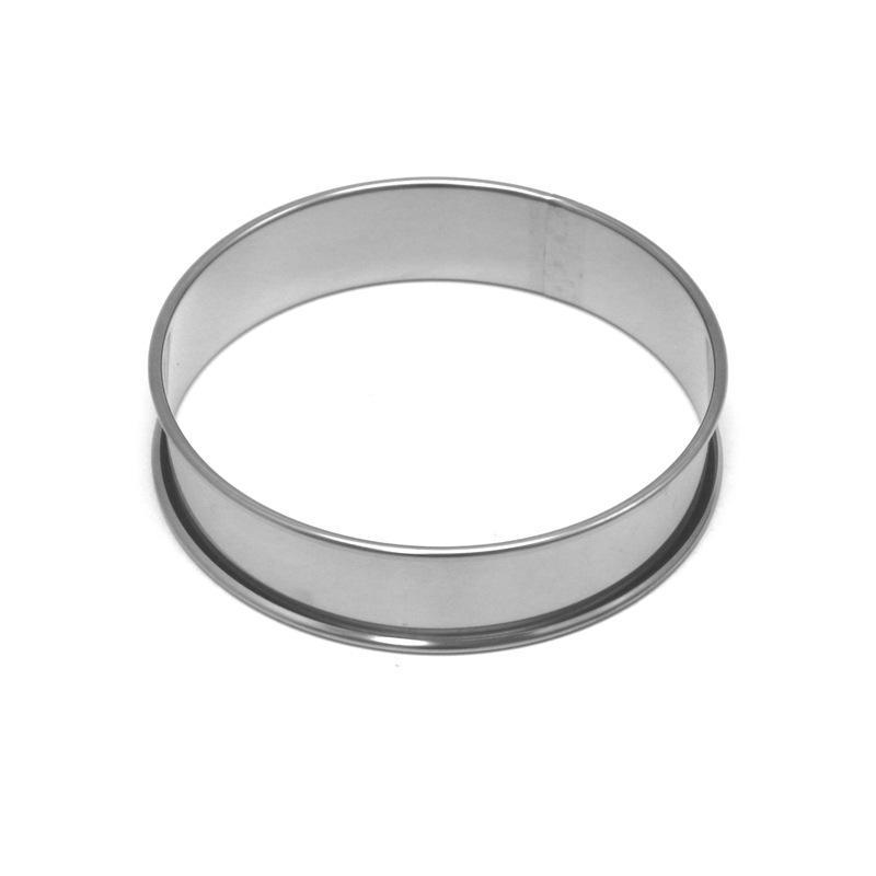 Stainless Steel Mousse Ring Round Cake Mold Double Rolled Tart Rings Fruit Pie Cake Dessert Cookie Making Kitchen Accessories