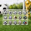 KNK Mini Football Design Evolution Collection Set 1970-2026 Historical Tournament Inspired Soccer Ball Mini Soccer Fans, Sports Enthusiasts