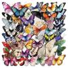 Butterfly Cartoon PET Waterproof Stickers for Journals, Bottles, Phones, and Computers