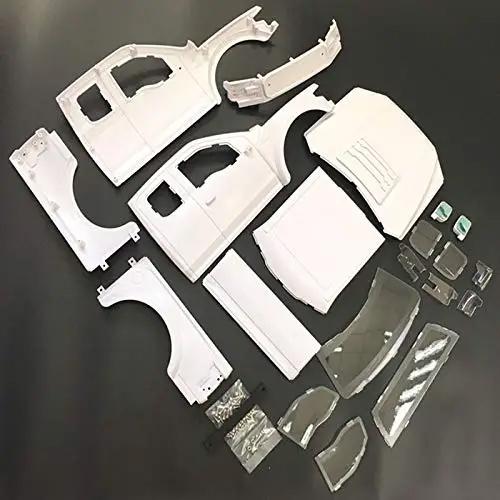 

Racing ABS Ford Raptor Hard Body with Bumper & Spare Tire Rack 325mm Body Shell White for RC Crawler Car TRX4 TRX-4