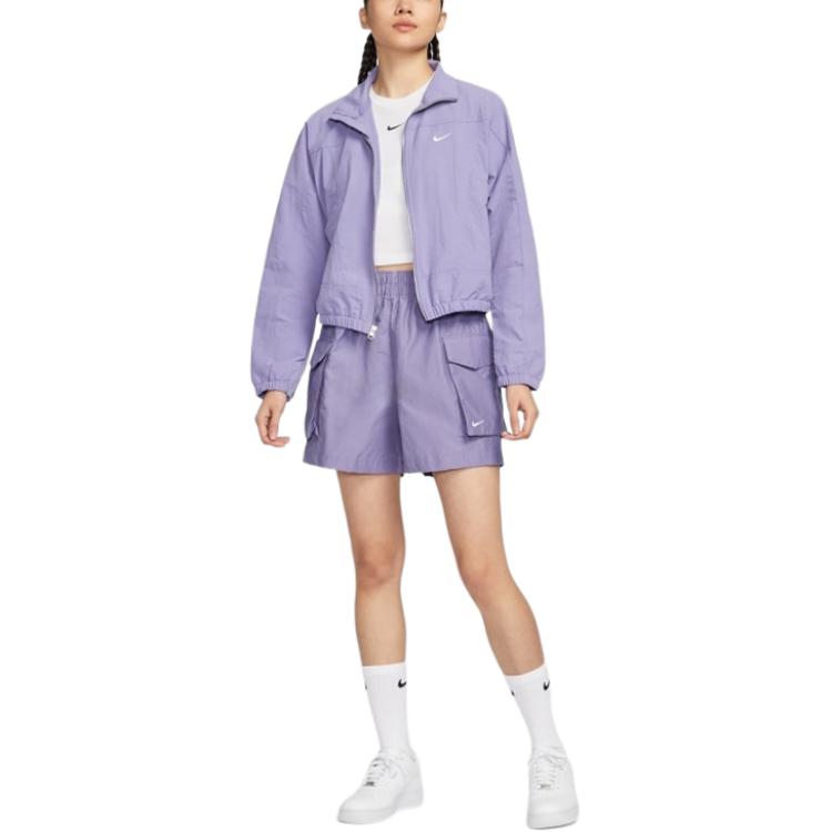 New Nike Sportswear SS25 Jacket Women's Purple HJ1000-527