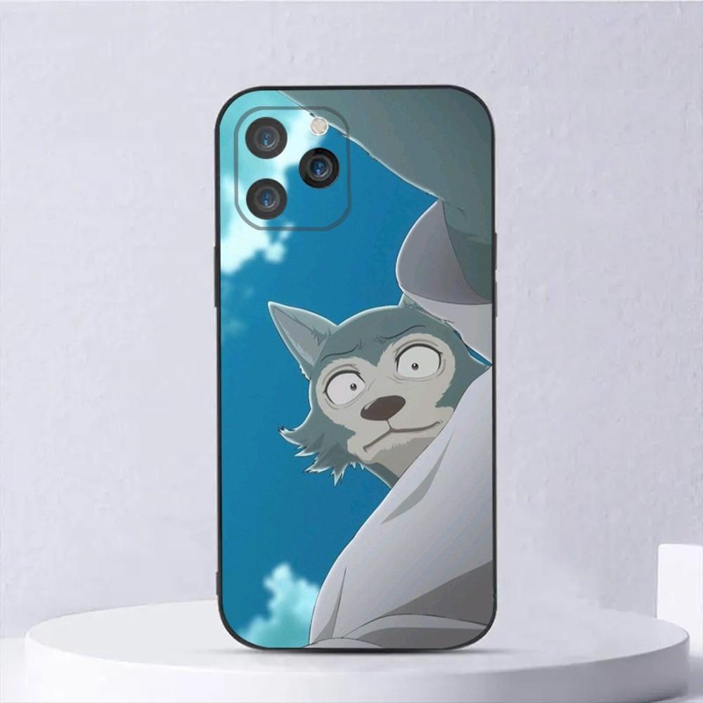 

B-Beastars Phone Case For iPhone 15,14,13,12,11,Plus,Pro Max,XS,X,XR,SE,Mini,8,7 Soft Silicone Black Cover iPhone12mini