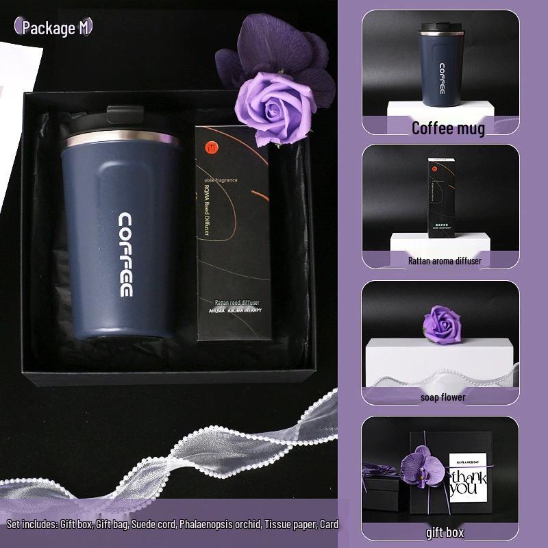 Green Source M Coffee Thermos & Aroma Diffuser Gift Set