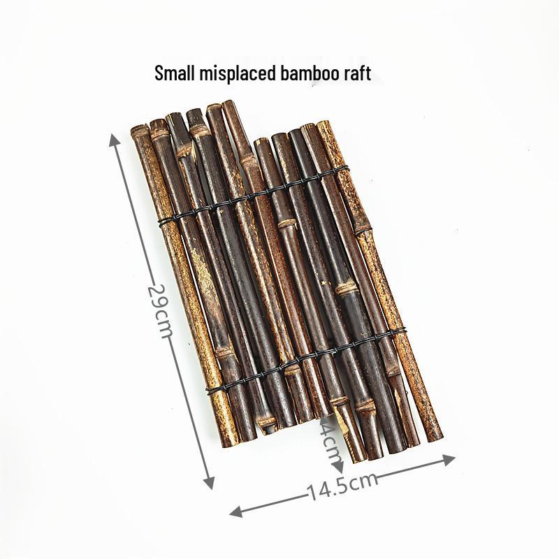 Sashimi & Seafood Bamboo Raft Decoration – Perfect for Hot Pot, Beef, BBQ, and Plating