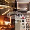 AXMOTUT CCT COB LED Strip Light 5m 24V Bulb Color Dimmable High Brightness High Density Flexible LED Strip Light with RF Remote and PSE Certified