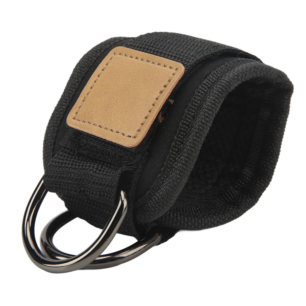 Fitness Ankle Buckle Leg Strength Trainer with Double D Rings and Rubber Straps for Men and Women