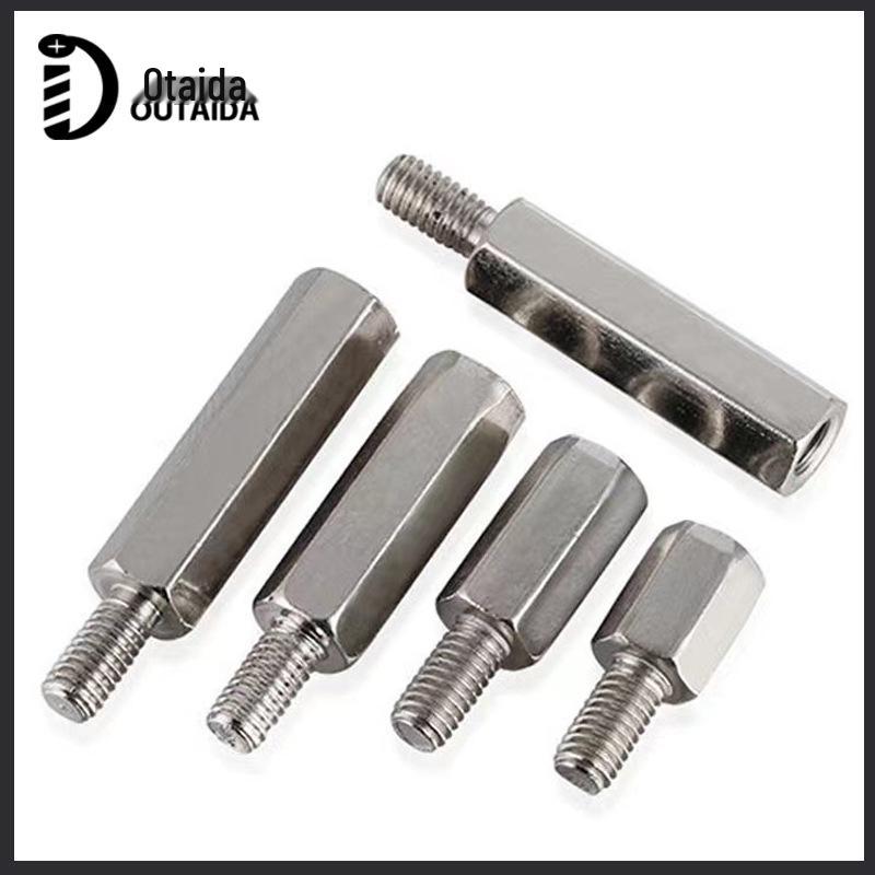 Parafuso de Pilar Hexagonal de Ferro com Pino Rosqueado Macho-Fêmea M3-M4 Espaçador