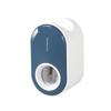 Automatic Wall-Mounted Toothpaste Dispenser & Toothbrush Holder with Suction Cup
