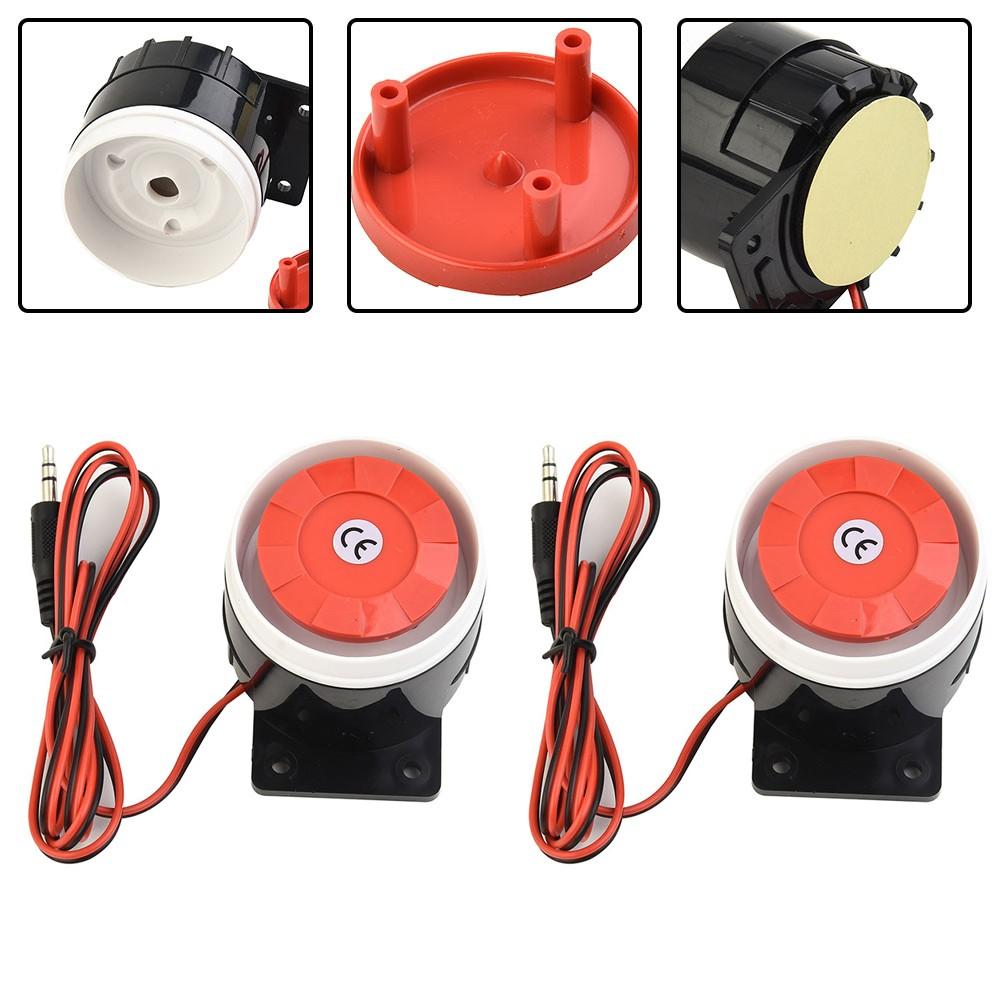 Frequency 3.8KHz ± 10% 12V Loud Siren Indoor Wired Alarm