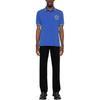 VERSACE JEANS COUTURE SS24 Polo Shirt Men's Royal Blue 76GAGT02-CJ01T-G20
