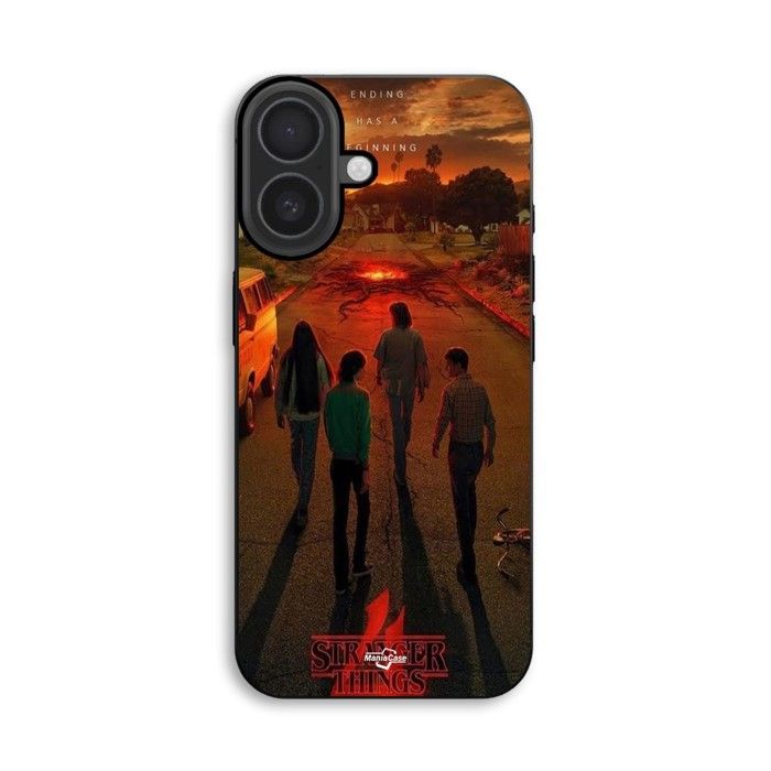 Hülle Für iPhone 18 stranger things staffel 4 Maniacase schwarz