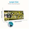 Dangan Ronpa Color Mouse Pad Large Gaming Table Cushion Non-slip Laptop Tablet Big Mousepad XXL Mat Mini PC Playmat With Lock edge