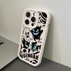 Stylish Cute Cartoon Soft Silicone Shockproof Protective Phone Case for iPhone 11 12 13 14 15 16 Pro Max Anime Gengar Shell