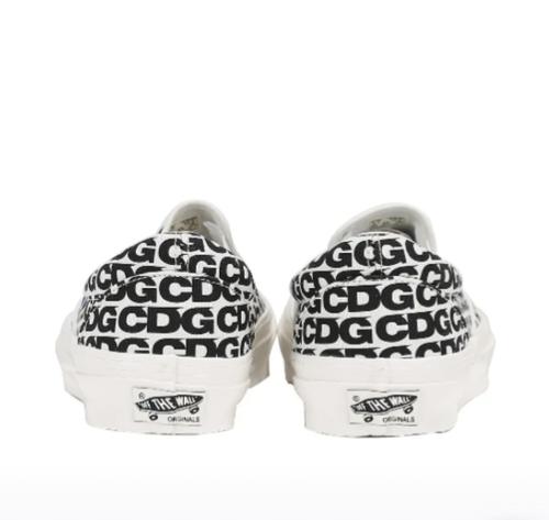 Comme Des Garcons X Vans Slip-on CDG VN0A32QNUY6 Men's Shoes NEW