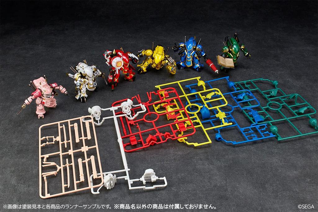 Kaiyodo New Sakura Wars Reiko Fighter Mugen Shinonome Hatsuho Machine Scale Plastic Model Kit PM003 KD09021 Vol.1 1/35