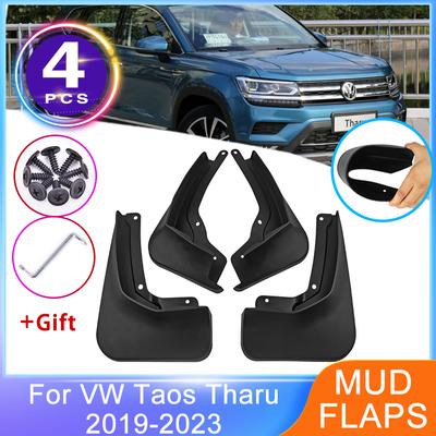 Spatbord Voor Volkswagen VW Taos Tharu ~2023 Voor Achter Spatlappen Spatbeschermer Spatlappen Wielbeschermer Auto