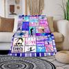 Black Dance Style Customize Your Name Blanket Used For Chair Office Sofa Bed Camping Soft And Warm Giving Friends And Relatives Birthday Graduation