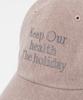 MILLO ARCHIVE Holiday Signature Ball Cap [Stone Pink]