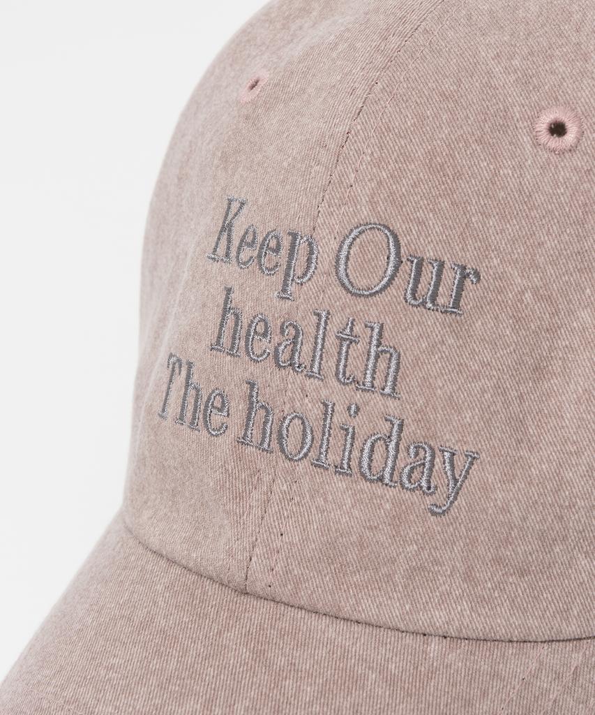 MILLO ARCHIVE Holiday Signature Ball Cap [Stone Pink]