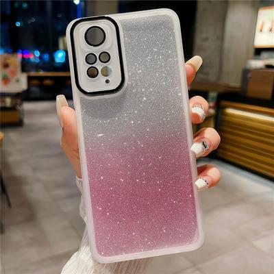 Shining Glitter pouzdro na telefon pro Xiaomi Redmi Note 12 11 10 9 8 Pro A1 Plus 10C 9A 9C Mi POCO X5 X3 Ochranný měkký kryt fotoaparátu