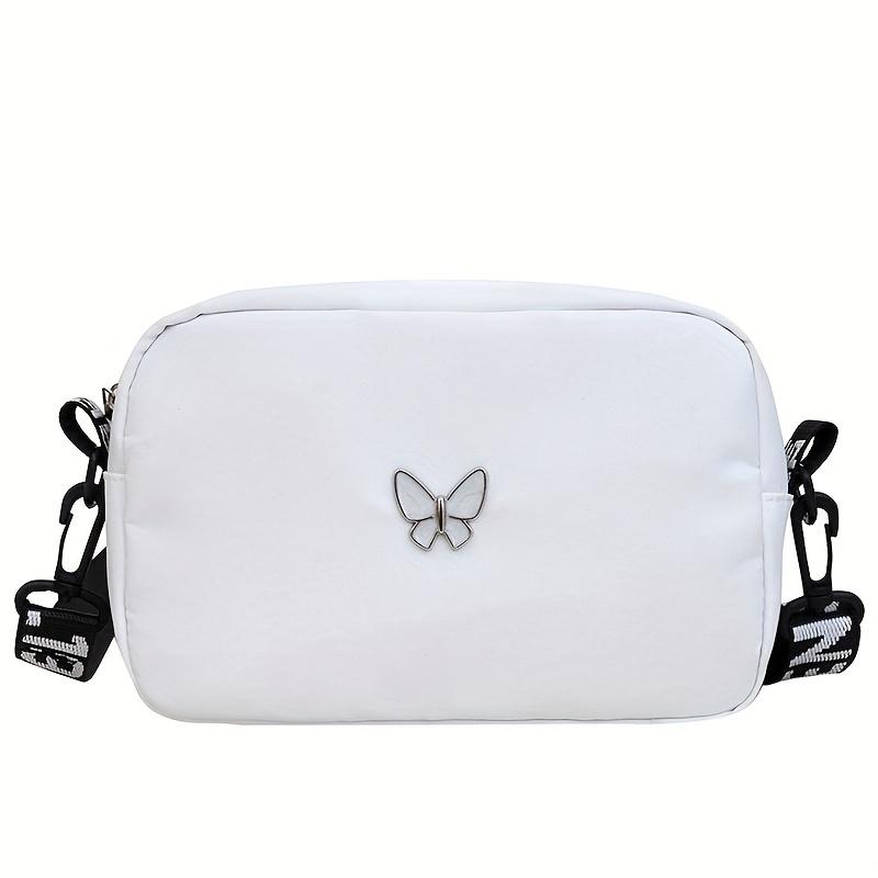 

Large Capacity Nylon Square Bag Men s and Women s Casual Shoulder Bag, Durable Multi Bag, Light Travel Bag - Zipper