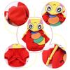 Multiple Type Christmas Halloween Pet Costume with Hood Set Cat Dogs Pullover Keep Warm Jumpsuit for Pet Cosplay Party