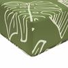 Outdoor Sofa Cushions 3 pcs Leaf Design Polyester