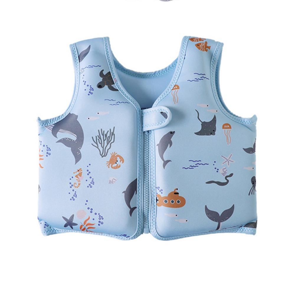 Not Falling Off Child Buoyancy Vest Anti Rollover Inflation-Free Swimming Vest  Water Play