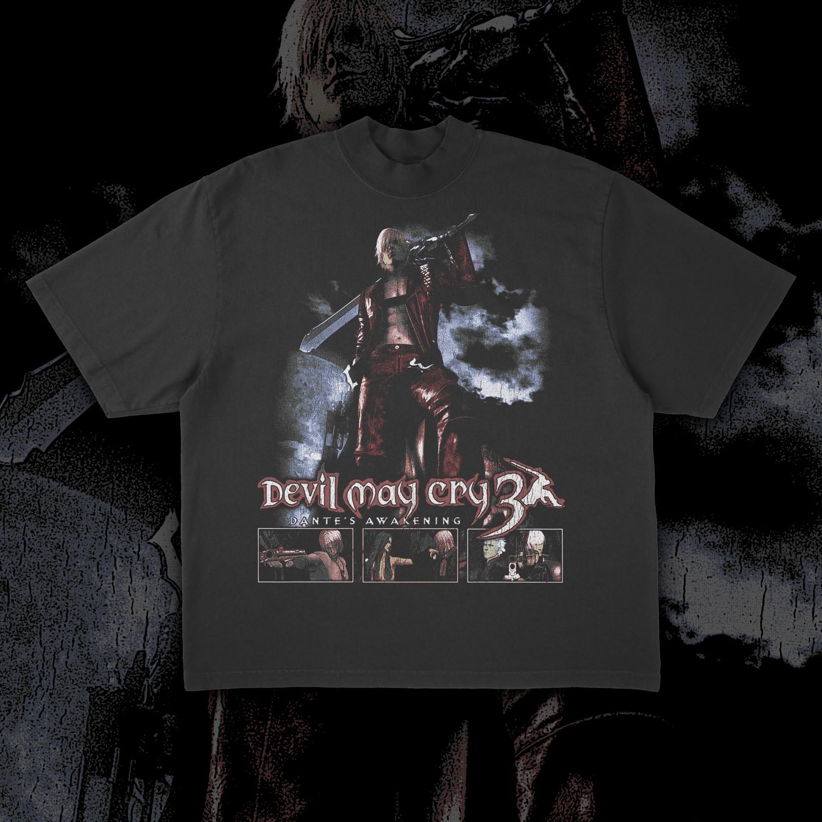 

Devil May Cry 3 Tee, Retro Vintage 90s Classic Game Fan T Shirt Mens Womens Tees Top S-4XL M