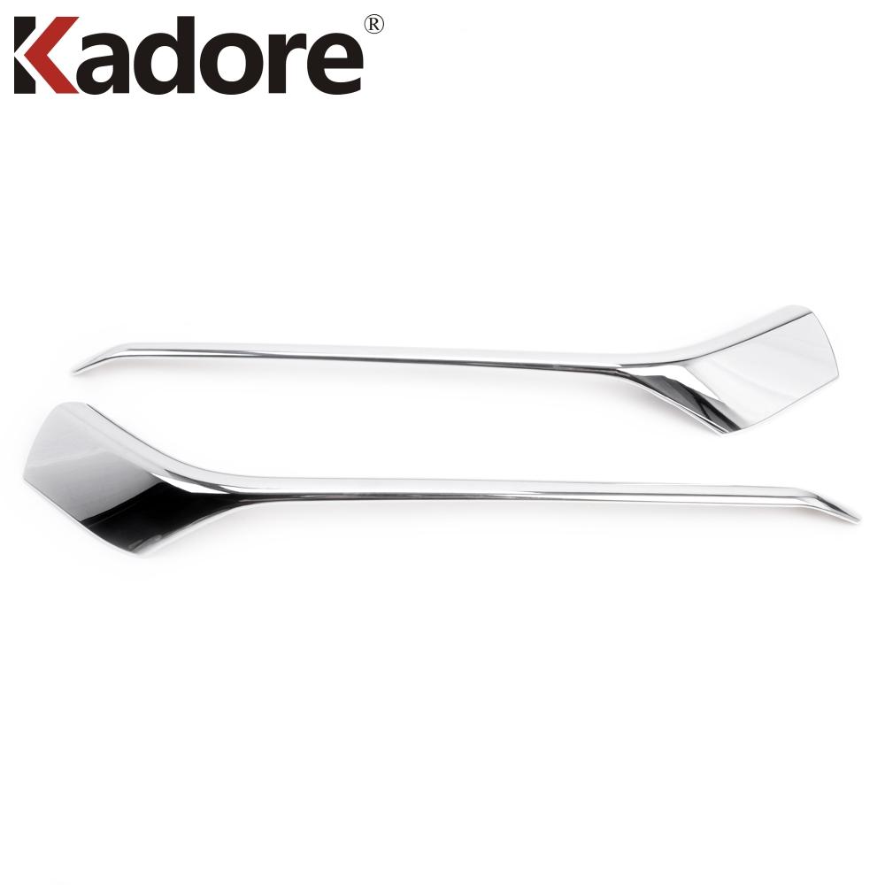 Front Fog Light Lamp Eyebrow Cover Trim For Honda Civic   Carbon Fiber Car Head Foglight Eyelid Molding Garnish Strip