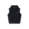 X Nice Rice Logo Vest Asia Sizing 'Black Green' Men's AMT22382-BK