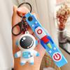Creative Three-Dimensional Astronaut Keychain Cartoon Couple Astronaut Pendant Cute Car Backpack Small Gift Pendant