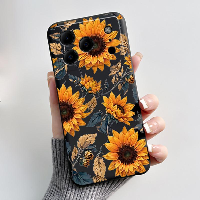 Para Carcasa Doogee Note56 Para Funda de Teléfono Doogee Note 56 Estética Lujo Lindo Genial Niño Niñas Negro Mate Silicona Suave Cubierta Trasera