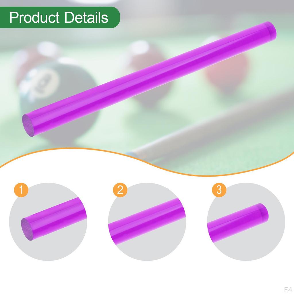14mm Acrylic Pool Cue Ferrule Professional Component Unfinished Compact Replacement Part Billiard
