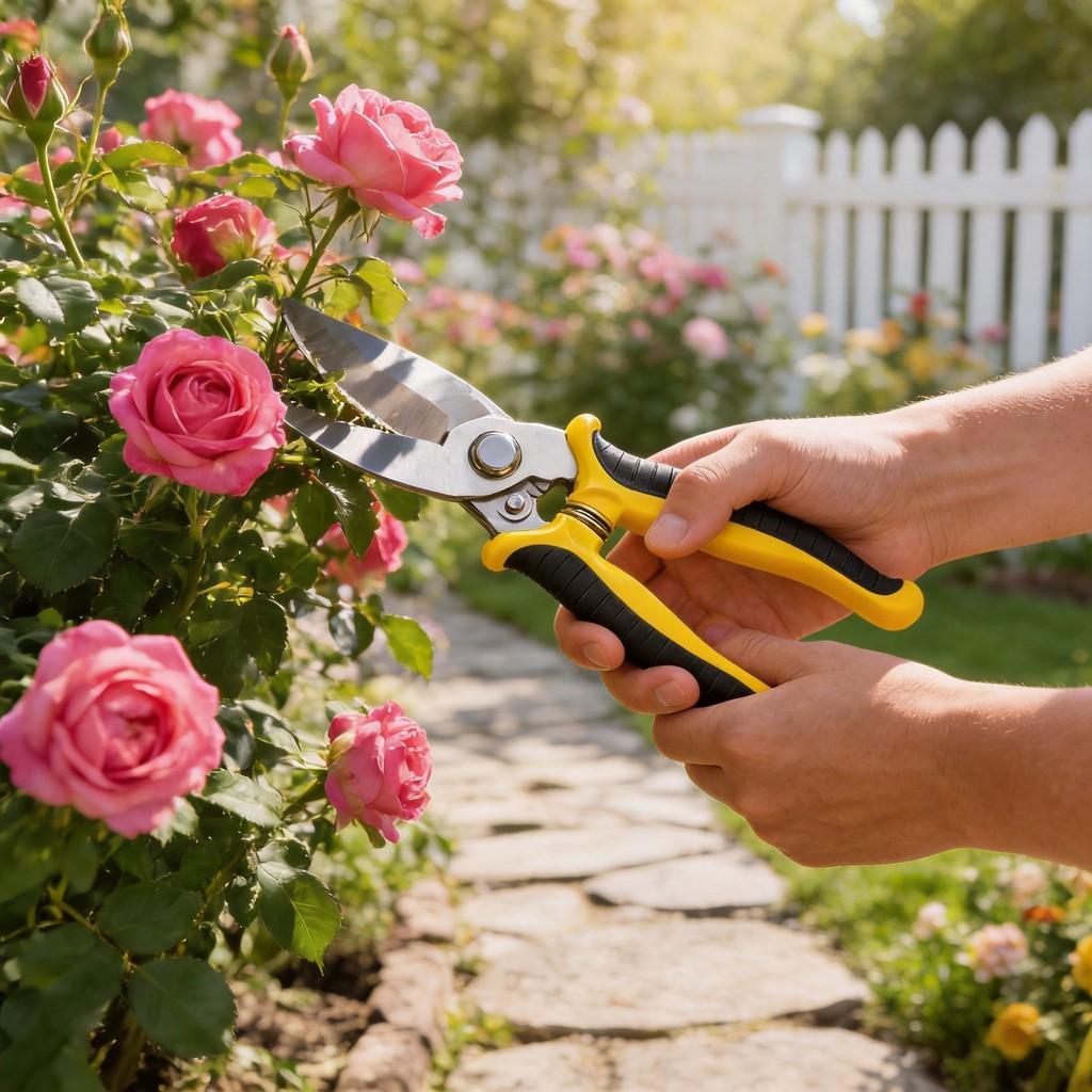 Gardening Pruning Shears With Stainless Steel Blades For Gardeners And Hobbyists