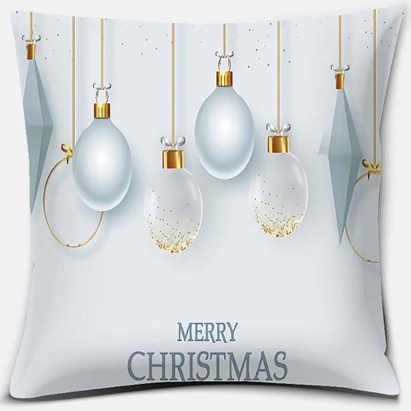 

Рождественский дизайнСанта-КлаусРождественский подарок Серия печати Наволочка с рисунком Квадратная наволочка Украшение для дома и офиса Наволочка 40X40CM