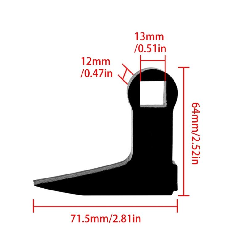 Vehicle Compact L Type Pry Bar Leverage Tool Heat Treated For High Hardness Automotive Axles Disassembly And Maintenance