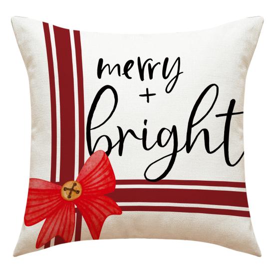 

Наволочки с рождественской тематикой Аксессуары для автомобиля Офис Санта-Клаус Гостиная Диван Домашние наволочки 40x40cm