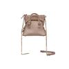 Maison Margiela 5AC Adjustable Chain Strap Zipper Closure Goat Leather Shoulder Bag Women Shoulder Bag Pink SB1WG0022P5348T4310