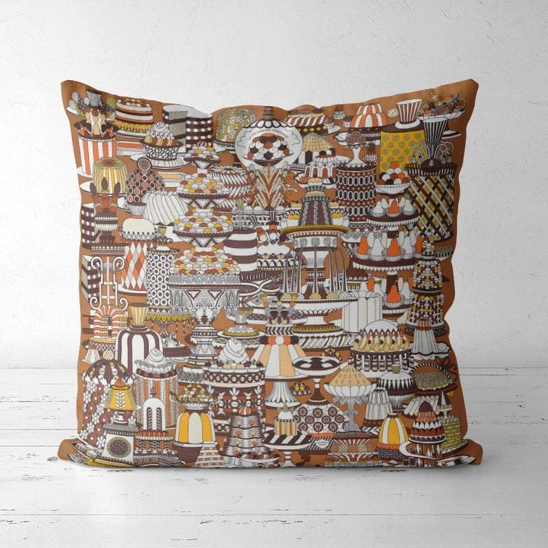 A DropShipping Christmas Pillowcases  Home Decor Printed Cushion Cover Decorative Boho High-end Royal High Quality Europe