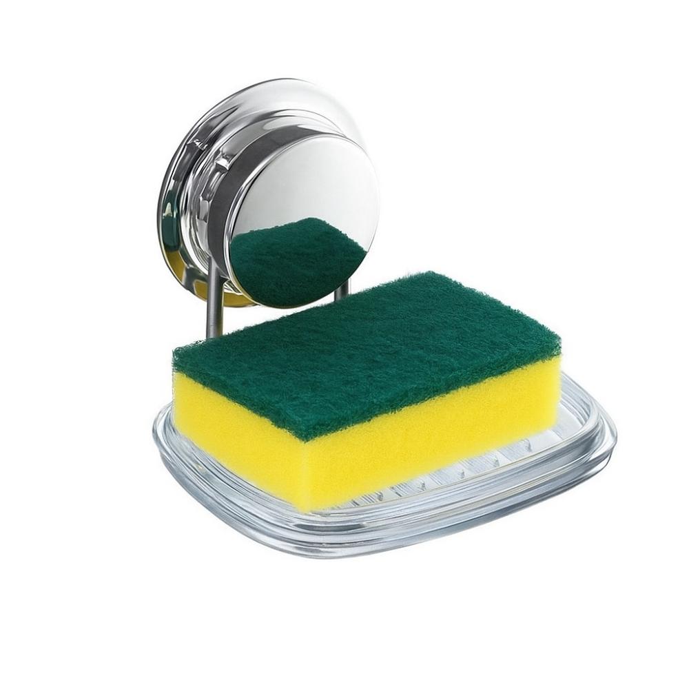 No Punch Soap Dish for Shower Wall Mounted Soap Rack Reusable Soap Sponge Holder  Bathtub