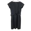 Made In Italy Short Sleeve Knee-length Dress 36 Black Women Used