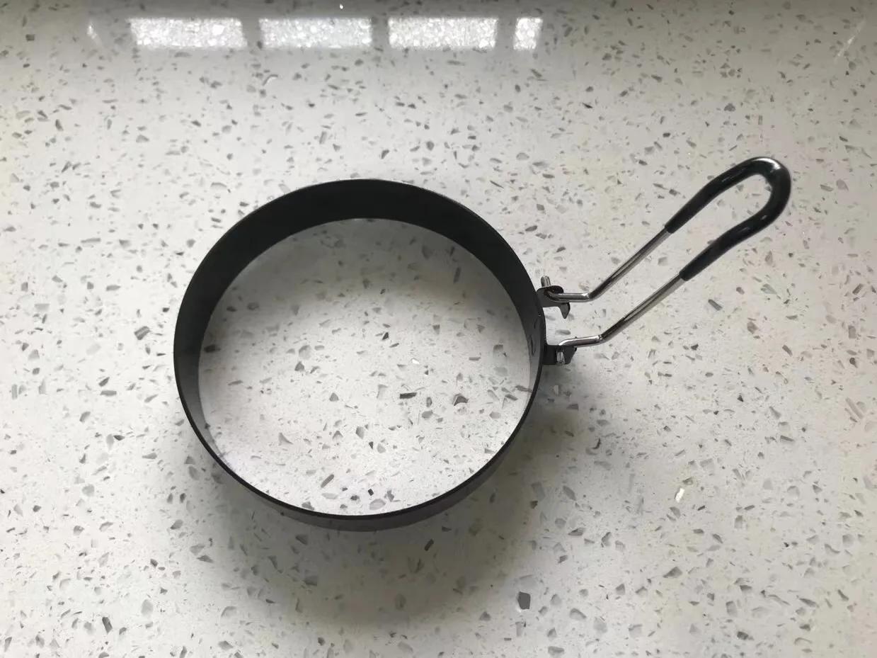 Professional Fried Egg Mold Stainless Steel Egg Fried Ring Nonstick Round Pancake Mold Kitchen Omelet Mold for Frying Eggs Tools