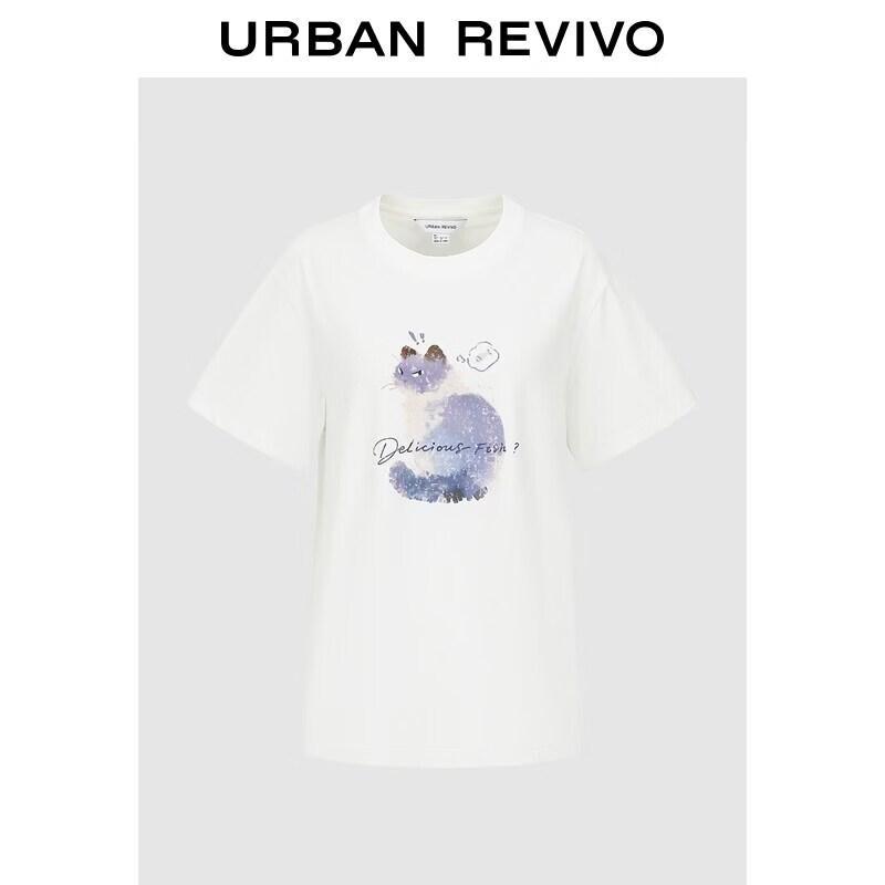 UR Women s Pet Print Round Neck T-shirt S