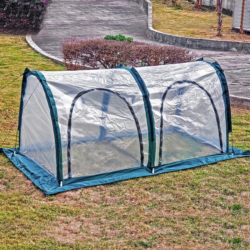 "Outdoor Balcony Greenhouse Insulated Shed for Garden Succulents and Bougainvillea"