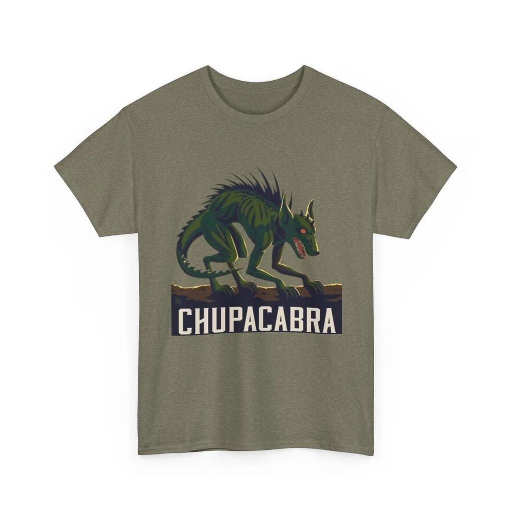 Legendary Cryptid Chupacabra Printed T shirt Mythical Creature Collectible